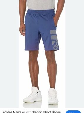 Adidas Men’s Blue Sport Graphic Size S Shorts